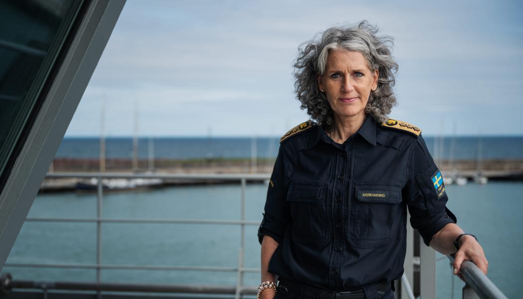 Generaldirektör Lena Lindgren Schelin. Pressbild: Kustbevakningen