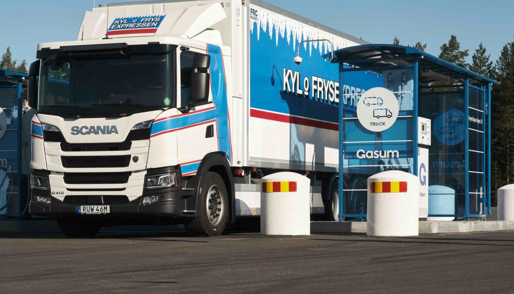 Kyl- och frysexpressens mål är att fasa ut den fossila dieseln helt. Foto: Kyl- och frysexpressen