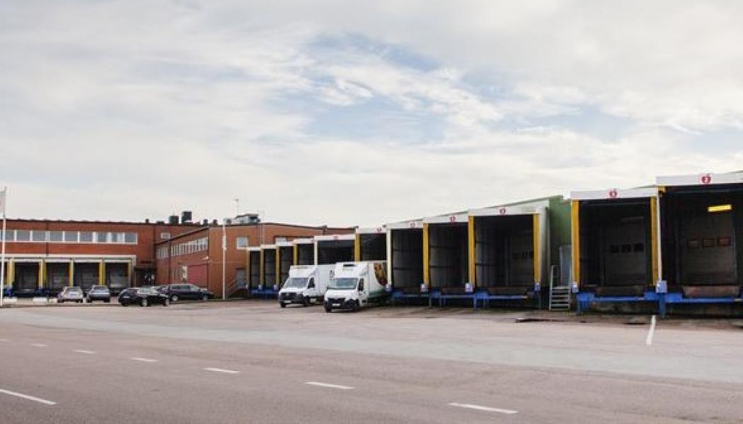 Fastigheten Olympiaden 15 i Helsingborg utvecklas med nya kyllager. Foto: Acrinova