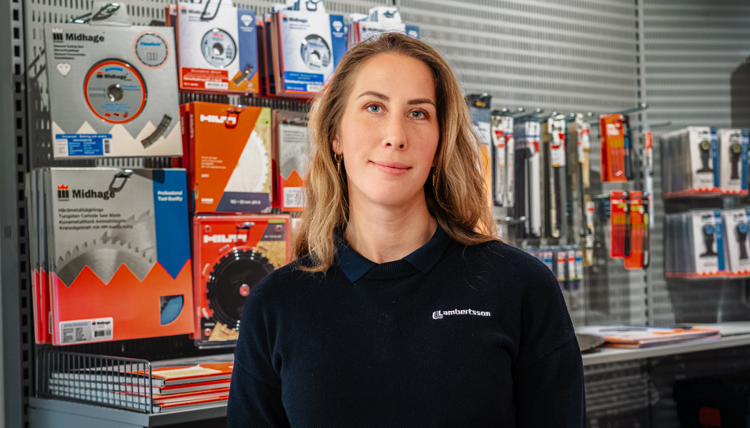 Linnéa Widerdal tillträdde som Lambertssons nya depåchef i Frihamnen i i höstas. Foto: Lambertsson