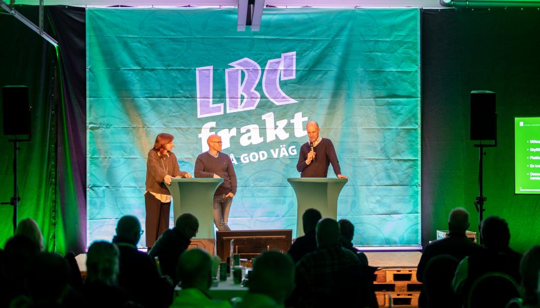 LBC Frakt prisas för satsning på tung eldrift i Värmland Foto:  LBC Frakt