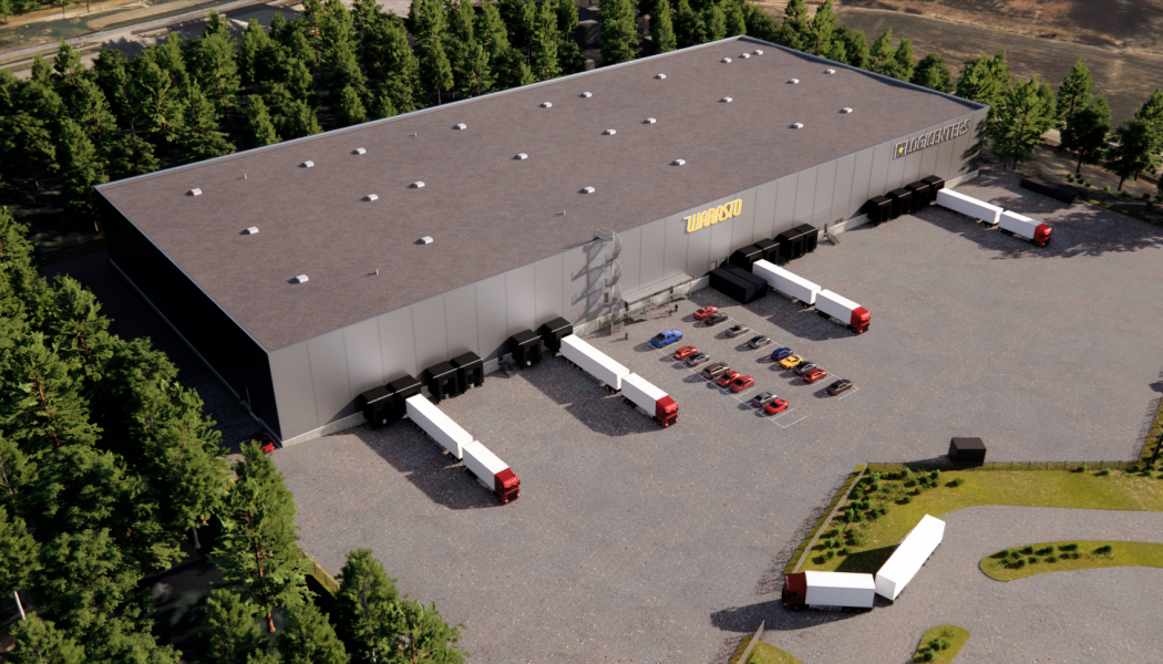 Lagerprojektet i finska Lieto. Bild: Logicenters  
