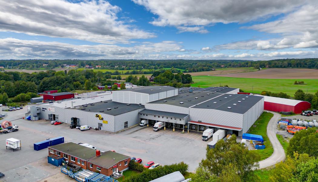 Fastigheten har en uthyrningsbar yta om cirka 19 000 kvadratmeter. Foto: Logistea