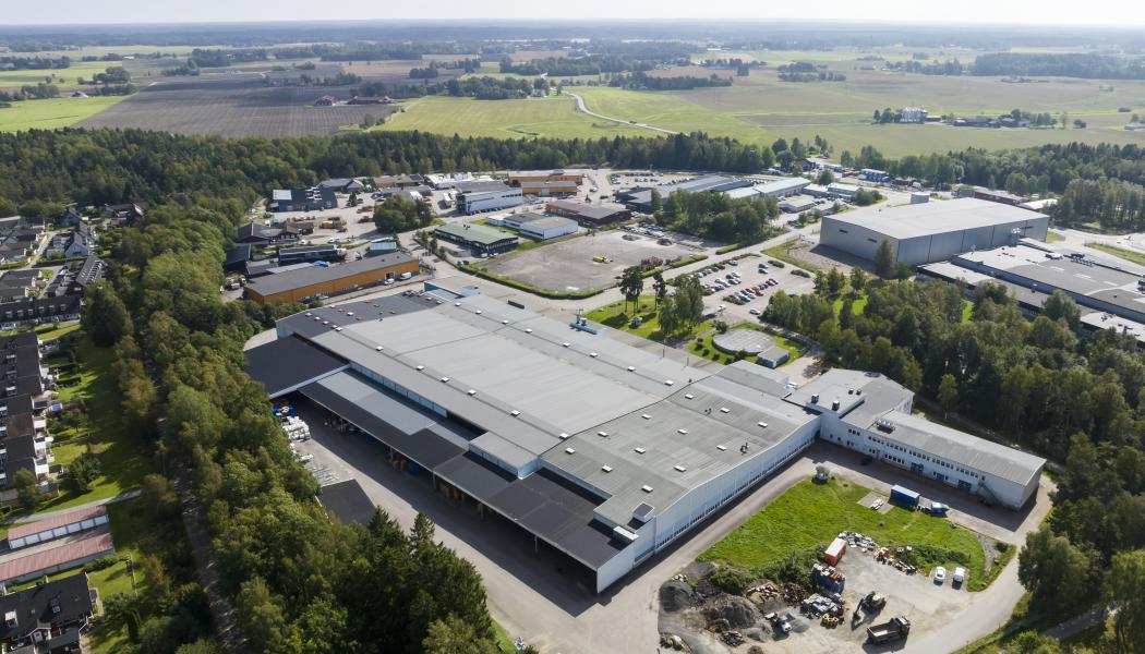 Fastigheten Trollhättan Grundstenen 7. Foto: Logistea