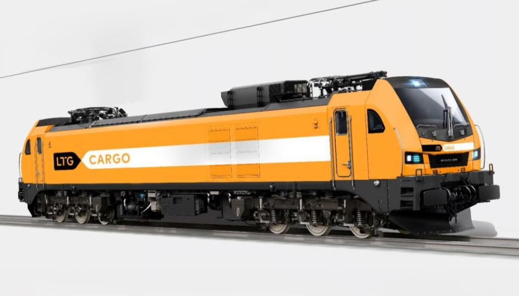 Ellok från Stadler i LTG Cargos färgsättning. De nya loken ska användas i godstrafiken mellan Vilnius och Klaipėda. Bild: LTG Cargo