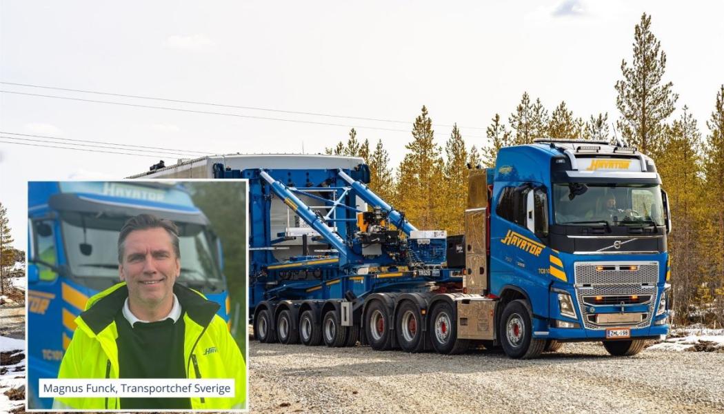 Magnus Funck ny transportchef på Havator. Foto: Jarkko Finnilä, Carelin Oy
