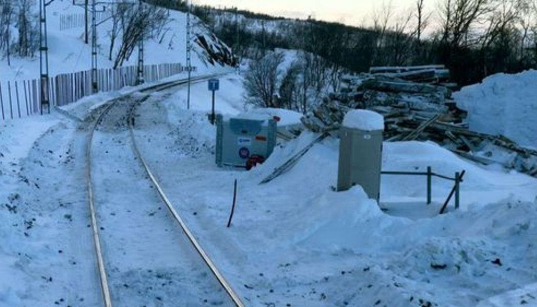 Del av det återställda spåret mellan Kopparåsen och Vassijaure Foto: Peter Jonsson
