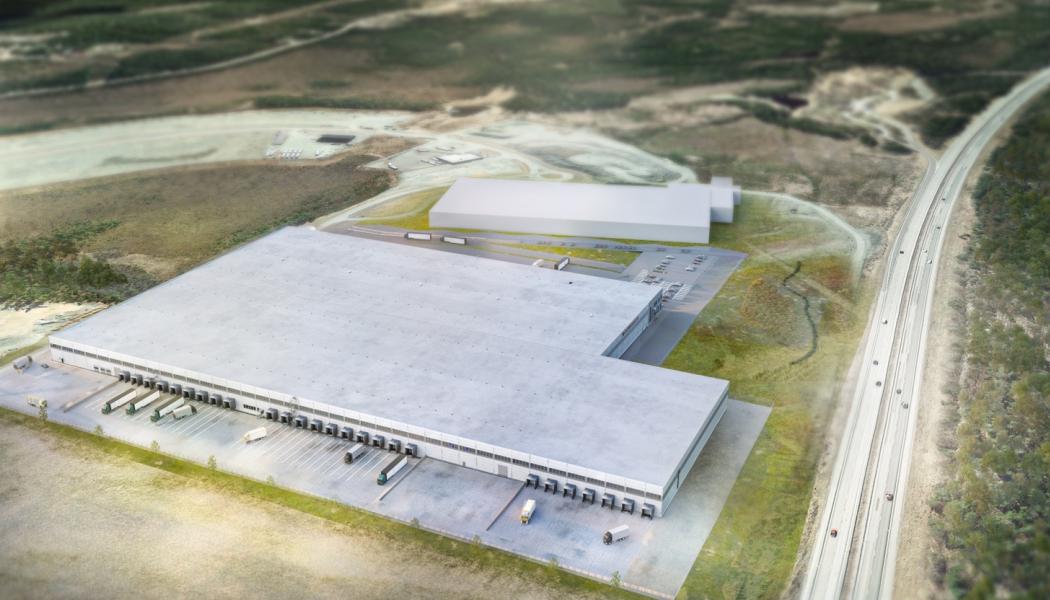 Bygget förväntas stå färdig under det första kvartalet 2025. Foto: Hemtex