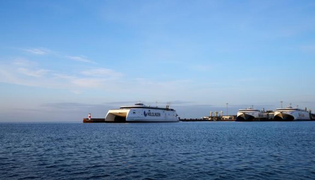 Molslinjen levererar sitt bästa första kvartal någonsin med nära 680 000 passagerare och över 290 000 bilar på Kattegatt. Foto: Molslinjen