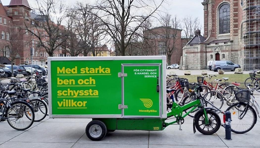 MoveByBike fördubblar kapaciteten i Stockholm med ny logistikanläggning. Pressbild: MoveMyBike