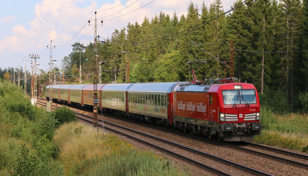 Snälltågets Berlinavgångar gör även stopp i Hamburg. Pressbild: Snälltåget