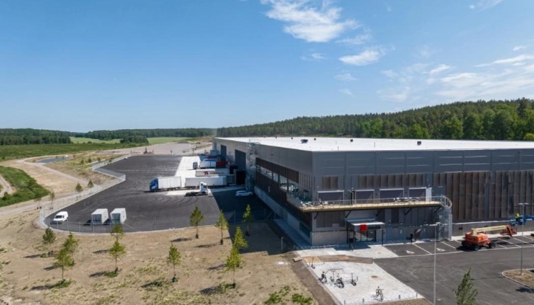 Klinga Logistikpark, strax söder om Norrköping. Foto: Niam