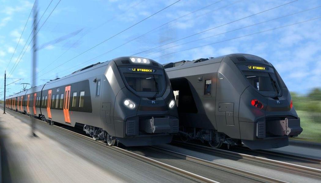 Norske Tog satsar på nya tåg med ny teknik för interiör. Illustration: Norske Tog