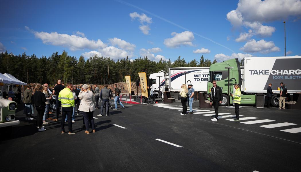 Invigningen i Oskarshamn. Foto: Erinion