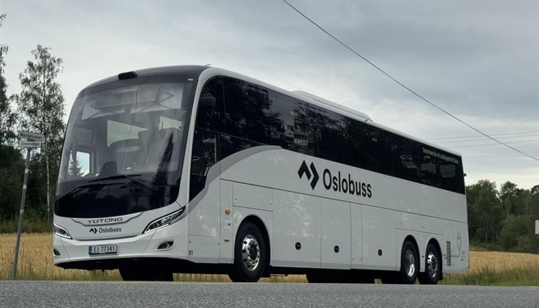 Det norska bussbolaget har cirka 210 medarbetare och 62 bussar med en stor andel elektriska fordon. Foto: Nobina
