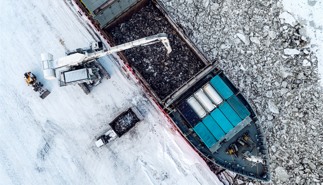 Outokumpu och Langh Ship syftar till att minska koldioxidutsläppen från korta sjötransporter med minst 25 % till slutet av år 2024. Foto: Outokumpu  