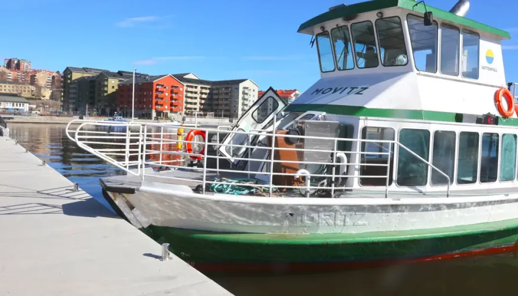 Pendeltrafik testas mellan Finnkajen i Sundsvall och Karlsvikspiren på Alnö. Foto: Sundsvall kommun