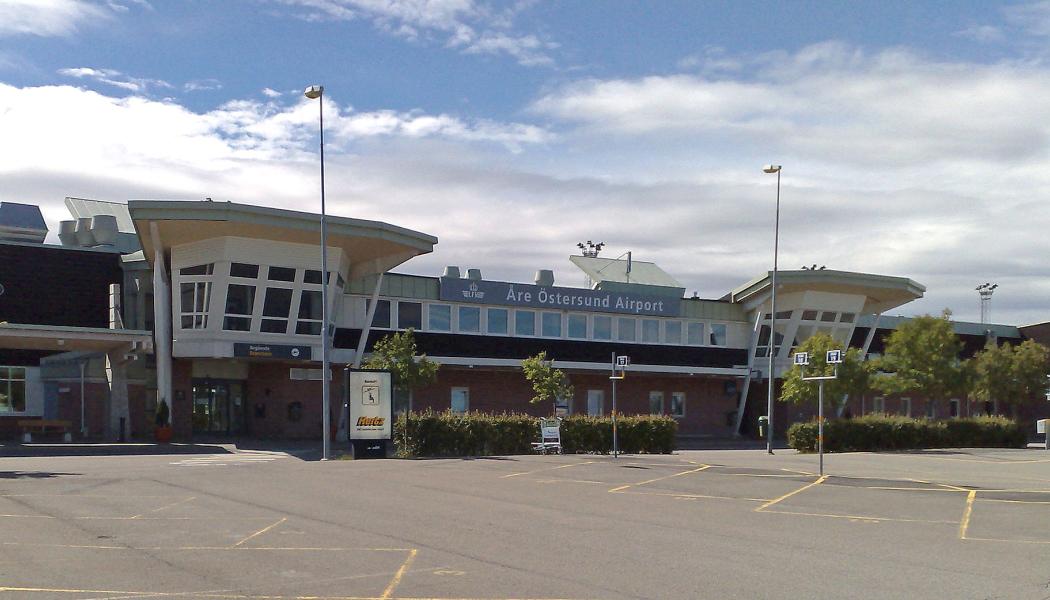 Åre Östersund flygplats Foto: Andreas Eriksson/Wikimedia Commons/https://commons.wikimedia.org/wiki/File:%C3%85re_%C3%B6stersund_flygplats.jpg