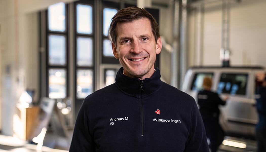 Bilprovningens vd Andreas Myhrman Foto: Bilprovningen