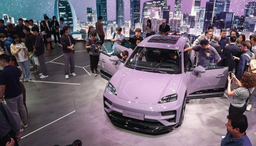 Porsches nya elbilsmodell på Peking Auto Show 2024. Foto: Porsche AG