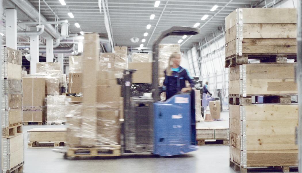 Pall och paket terminal Fotograf: PostNord