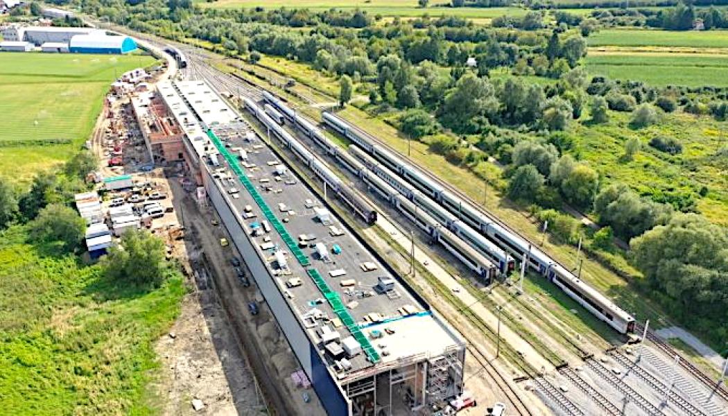Moderniseringsarbeten pågår samtidigt i stora delar av landet. Foto: Polska ministeriet för infrastruktur.