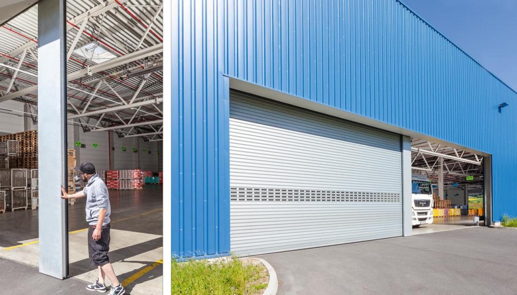 Industriportar är viktiga för företagets effektivitet, säkerhet och arbetsmiljö. Bild: Teckentrup
