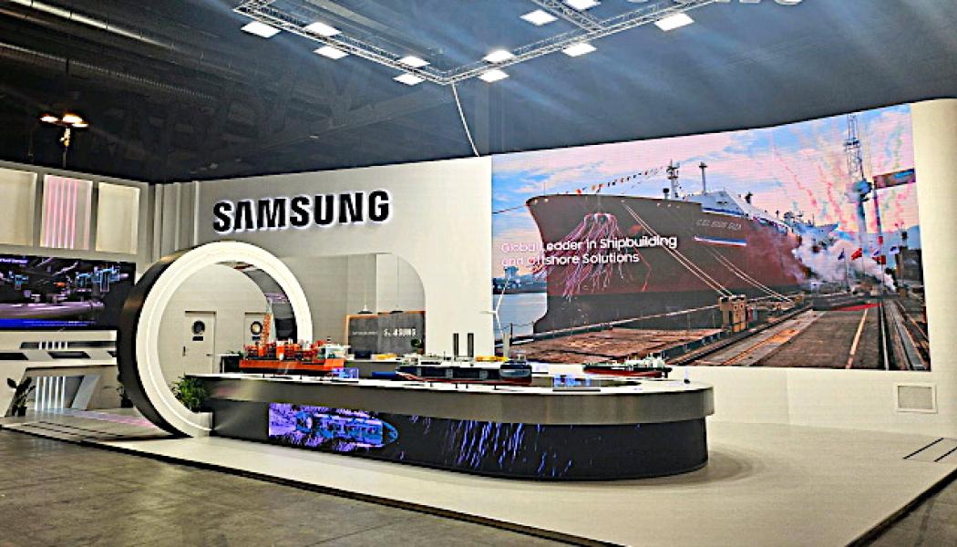 Samsung meddelade certifieringen vid mässan Gastech 2025 i Milano. Foto: Samsung Heavy Industries