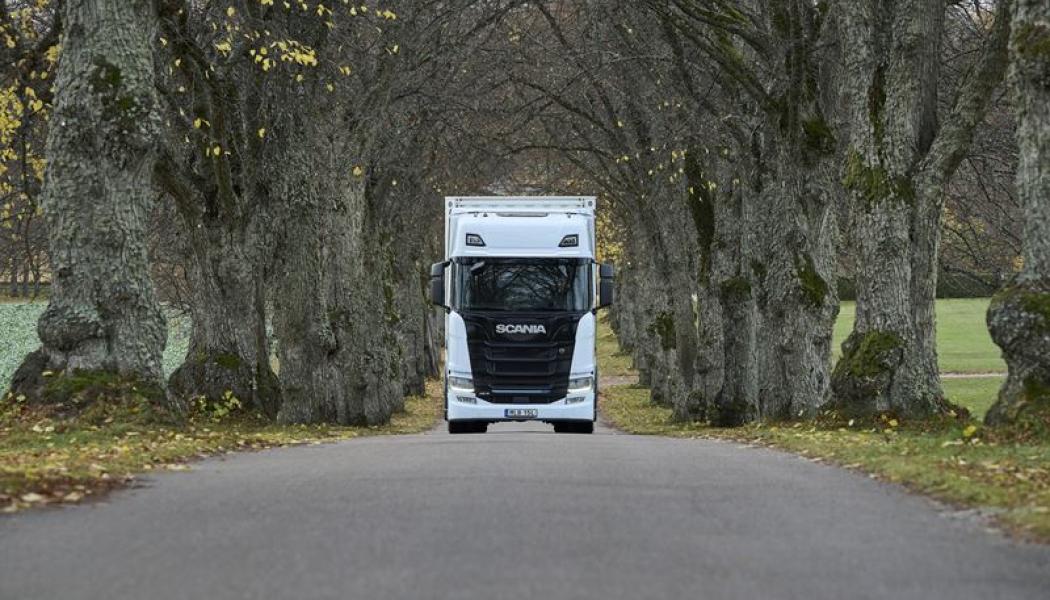 Scania prisas för hållbara ellastbilar Foto: Scania