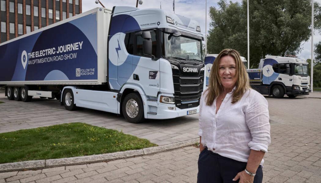 Alexandra Österplan, E-mobility stream leader på Scania. Foto: Scania