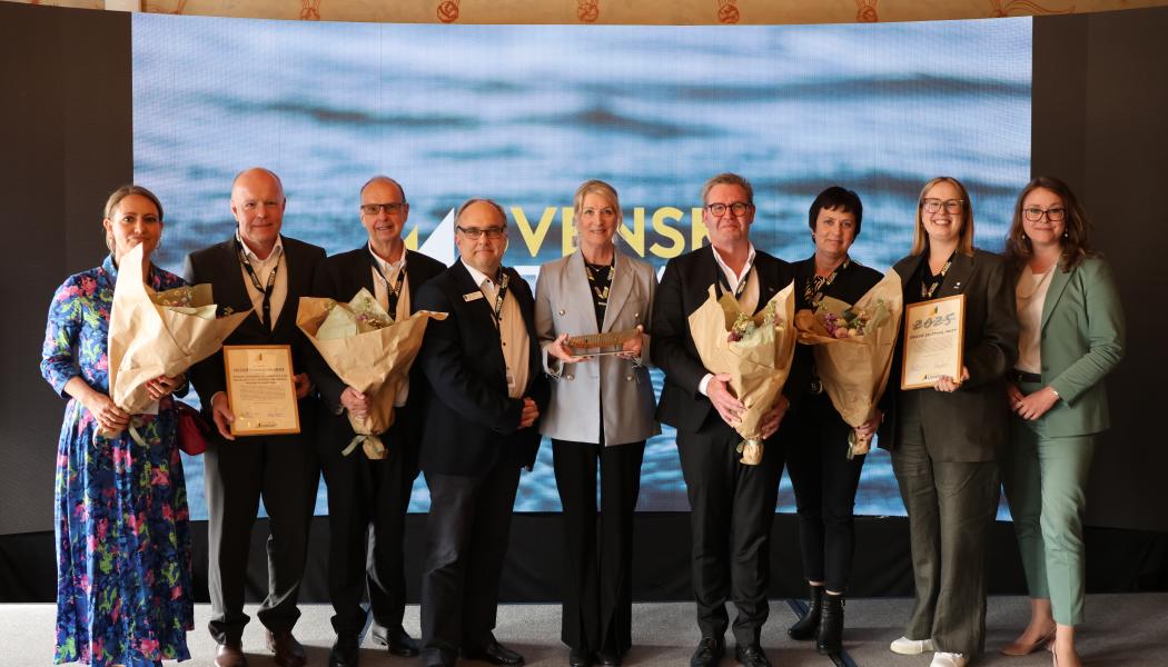 Vinnaren av Årets sjöfartsgärning 2025. Foto: Föreningen Svensk Sjöfart