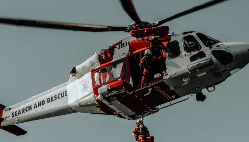 Nu stärker Sjöfartsverket räddningsförmågan till sjöss genom att öppna upp en sjätte helikopterbas. Foto: Julia Last
