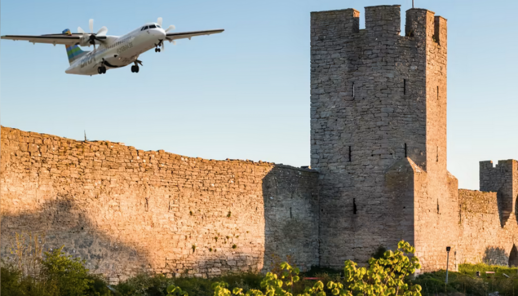 I sommar går det att ta flyget till Visby från Norrköping. Foto: Norrköping Airport