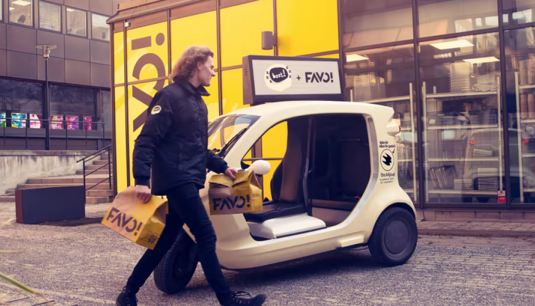 Nu pluggar Favo in sig på Bzzts leveransplattform. Foto: Bzzt