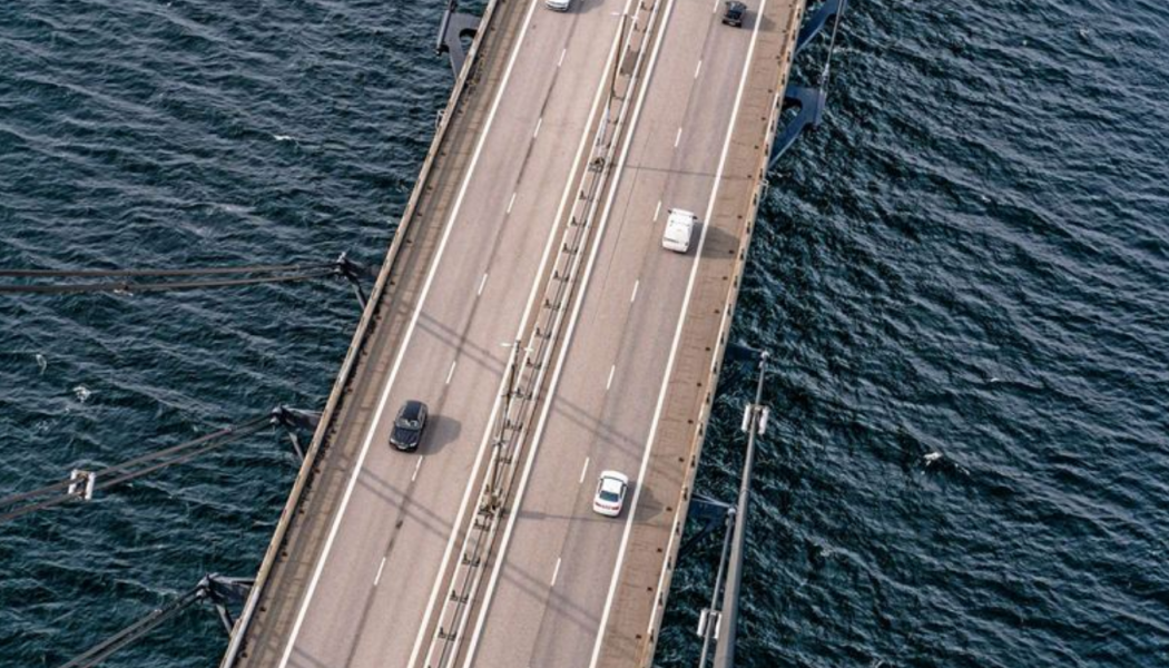 Godstrafiken över Øresundsbron slår nya rekord . Foto: Johan Nilsson/Øresundsbron