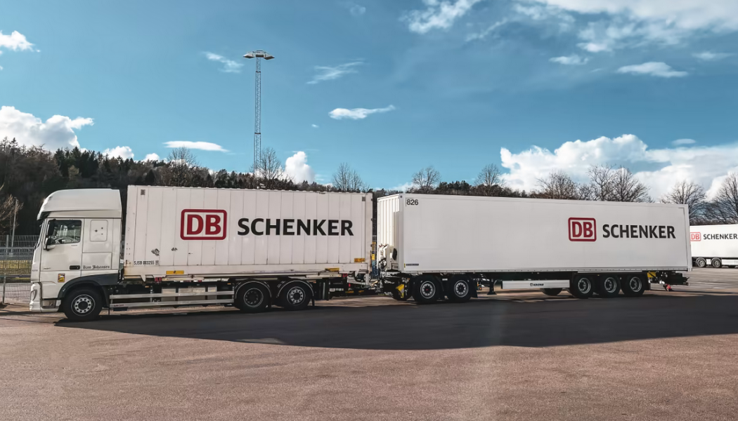 25,25 meter långa ekipage kör varje vecka mellan Göteborg – Hannover och Göteborg – Nürnberg. Foto: DB Schenker