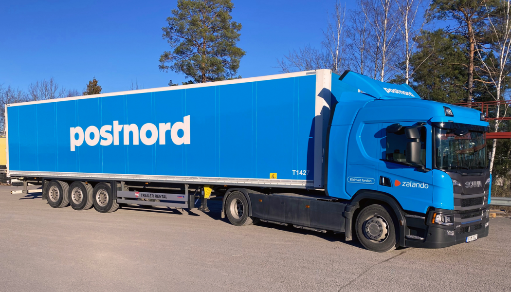 Ellastbilen från Scania heter 25 P A4X2NB och har 300 kW/h batterikapacitet. Foto: Scania