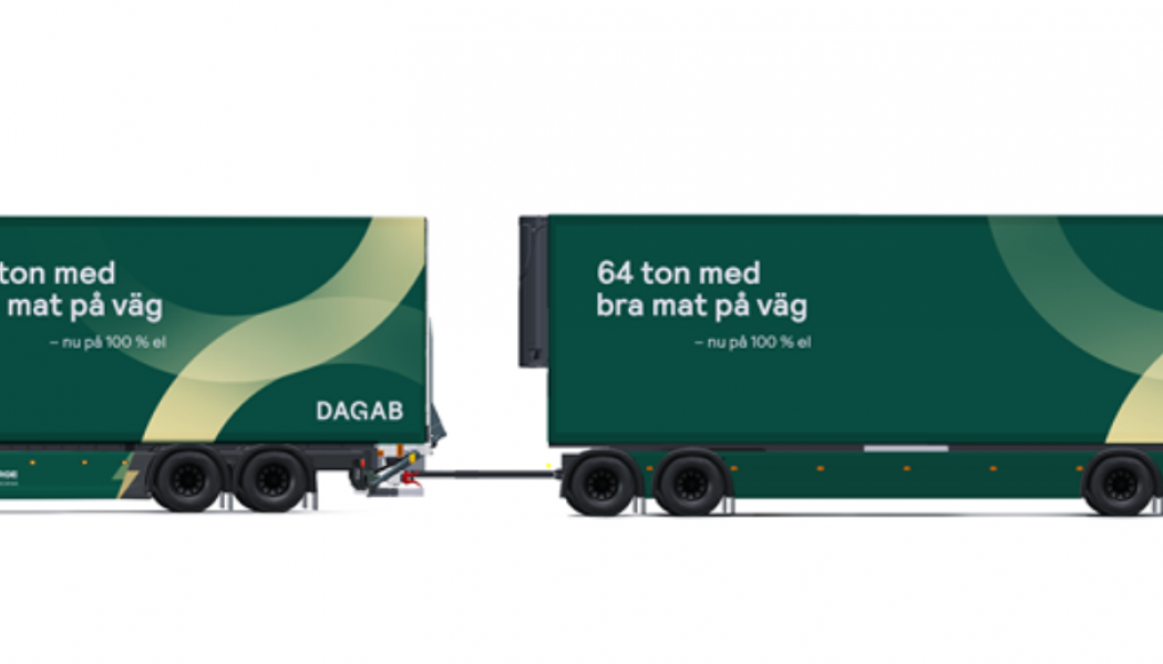 Dagab tar 64 ton tungt ellastbils-ekipage i drift. Foto: Dagab
