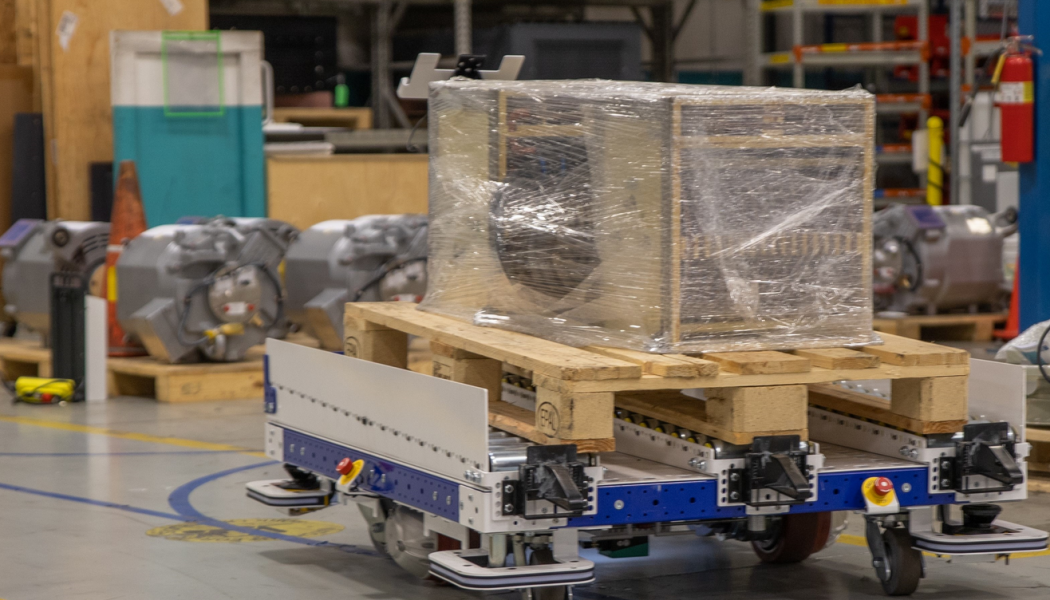 L'Oréal beställer FlexQubes robotvagnar. Foto: FlexQube