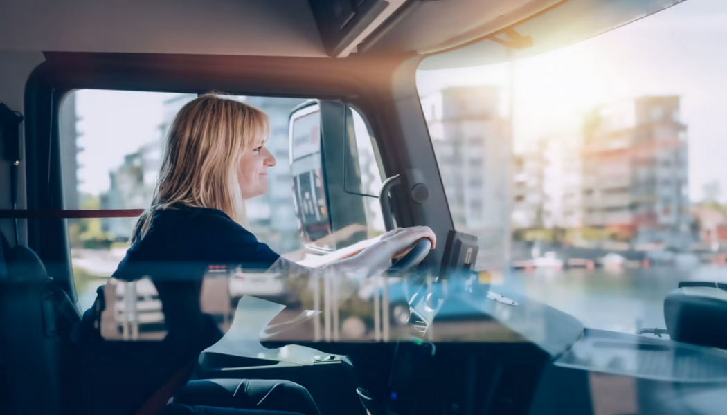ÖGS testar applikationen ISA som övervakar hastigheter på vägarna. Foto: DB Schenker
