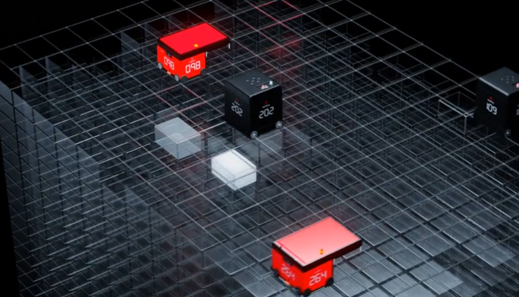 Aim’n bygger nytt lager i Getinge med robotsystemet AutoStore från Element Logic. Foto: AutoStore