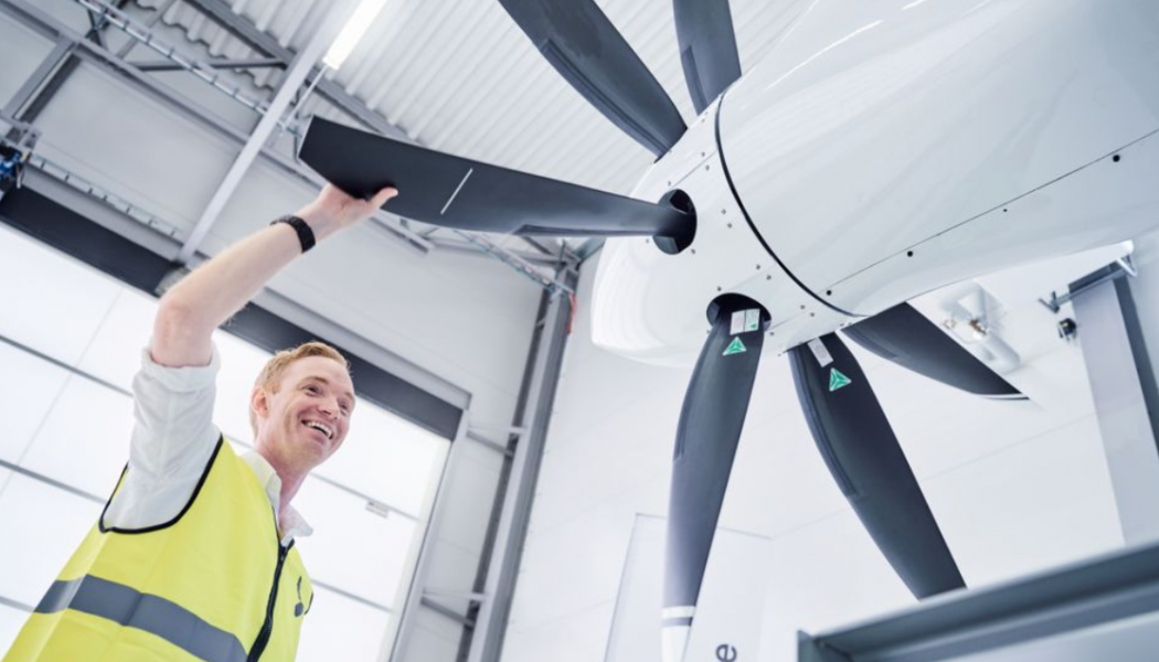 Anders Forslund, vd Heart Aerospace siktar på att bli den första aktören i kommersiell trafik för elflyg. Foto: Göteborgs Näringslivsgrupp