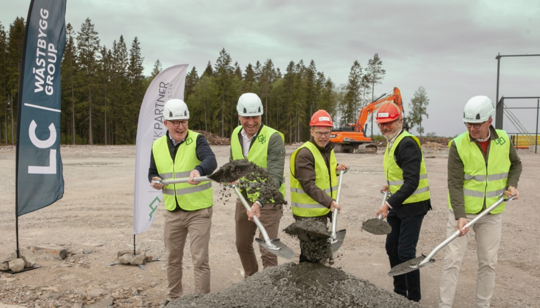 Logistikpartner etablerar en ny modern och hållbar logistikfastighet i Ulricehamn. Foto: Logistic Contractor