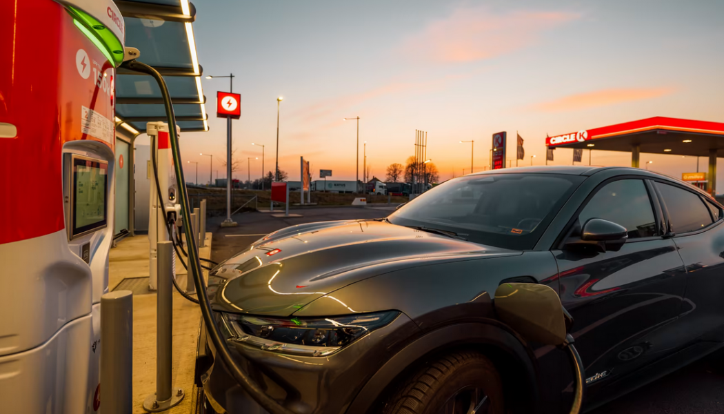 intresset för att hyra elektriska bilar ökar. Foto: Circle K