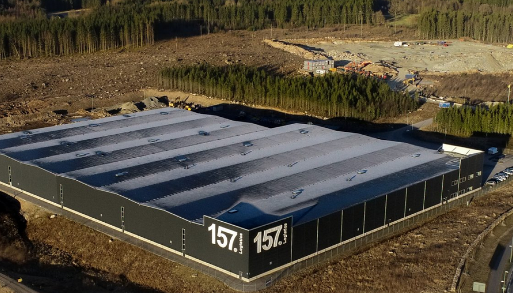  Lager 157 expanderar sitt Autostore-lager i Ulricehamn. Foto: Byggarvid 