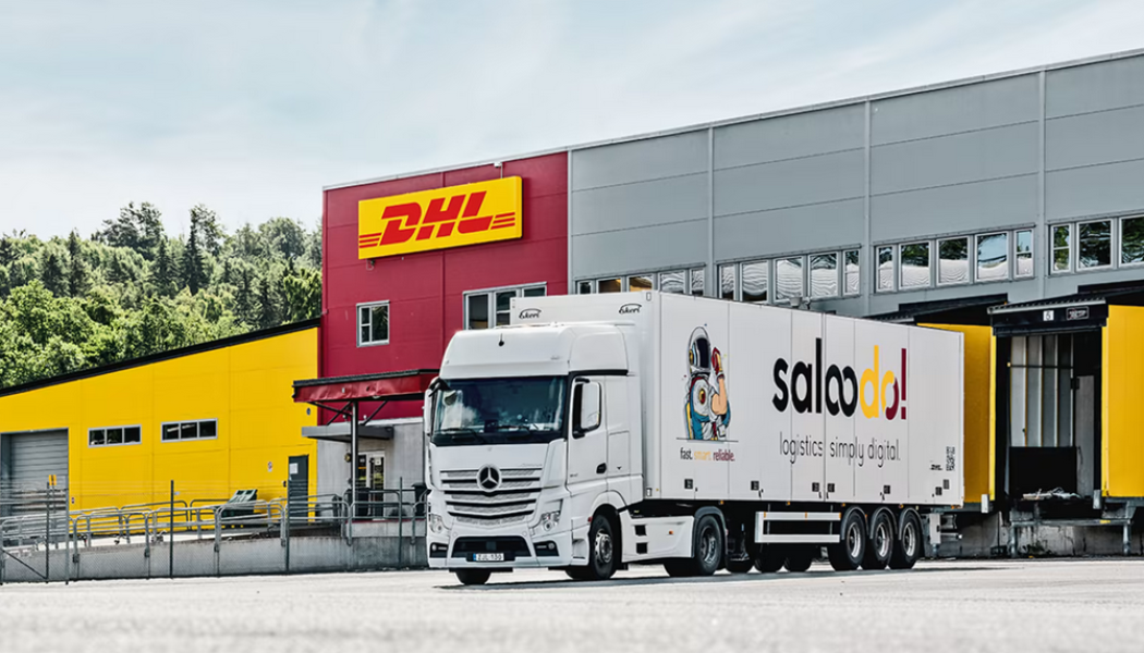 Samarbete mellan DHL Freight och Saloodo. Foto: DHL