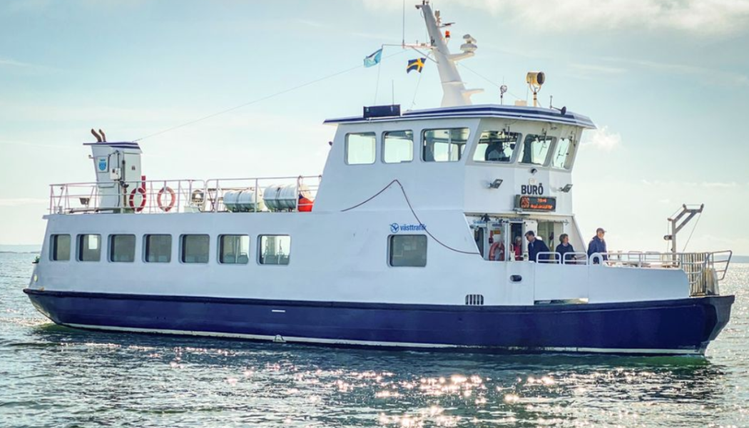 Båten på linje 296 blir eldriven från december 2023. Foto: Västtrafik