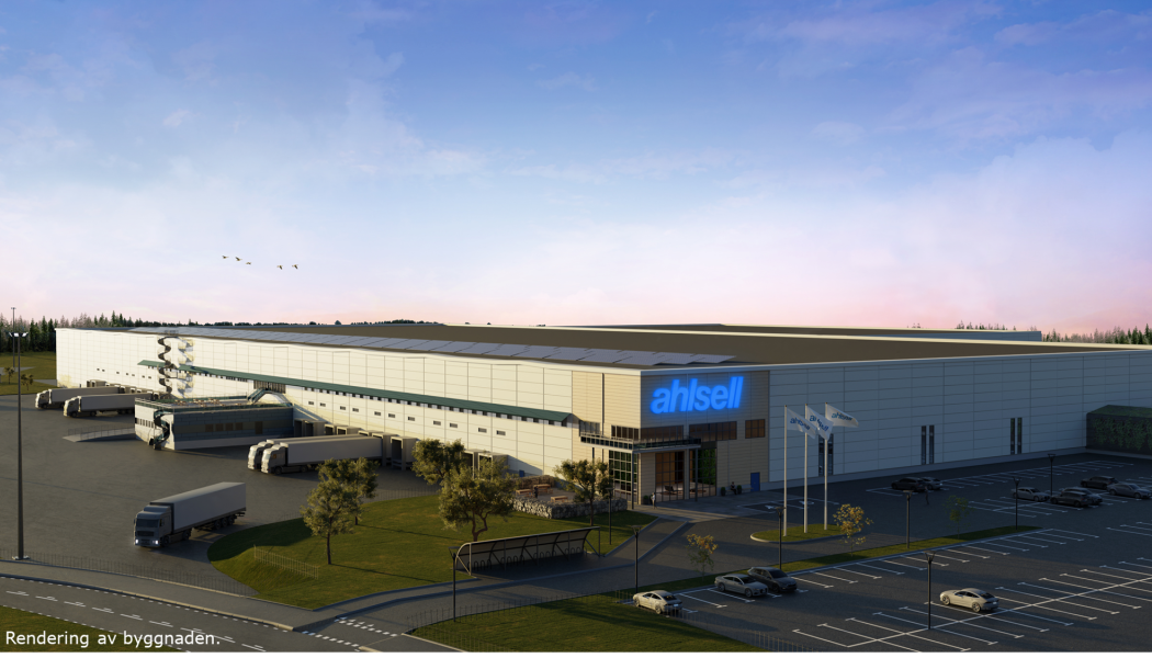 Rendering av byggnaden. Foto: SLP