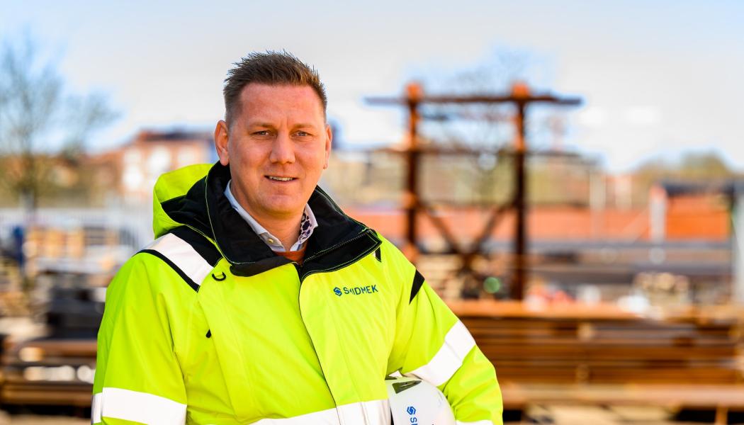 Smidmek vill vara det självklara valet för montage av lager- och logistikhallar. Foto: Smidmek