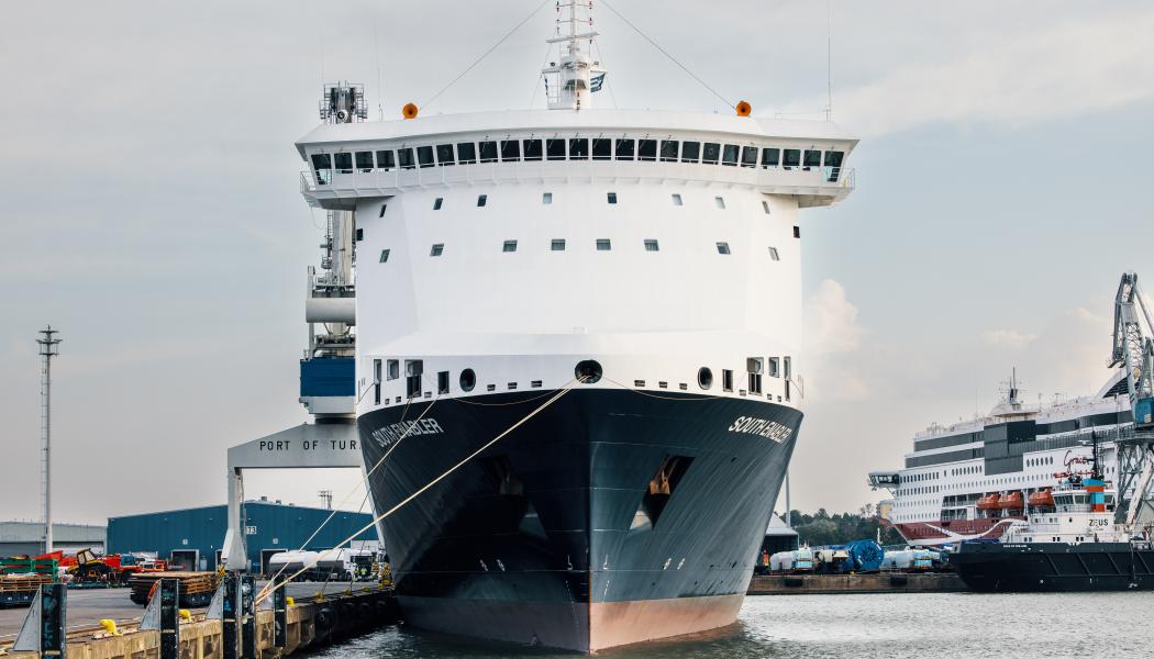 Det 203,4 meter långa, isklassade fartyget har en toppfart på 22 knop. Foto: WALLENIUS SOL